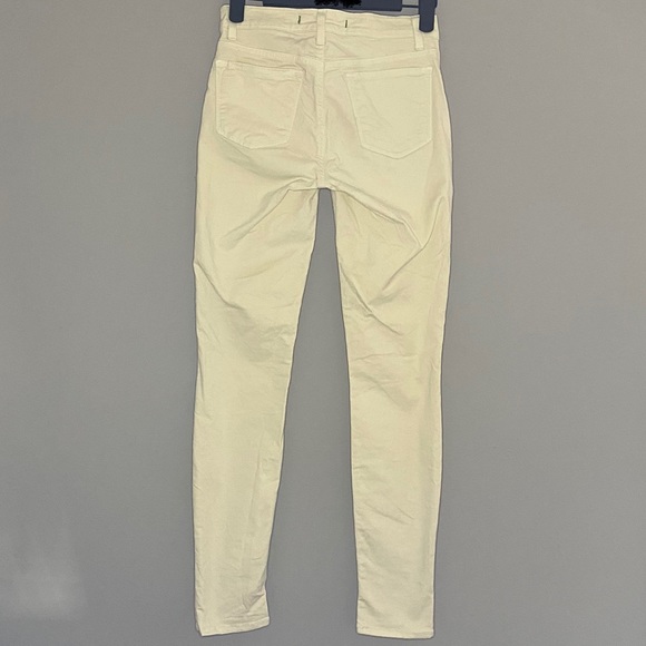 J BRAND pale yellow leg pant - Picture 6 of 7